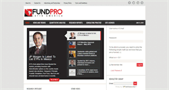 Desktop Screenshot of fundpro.com